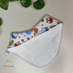 Babador bandana atoalhado - Coruja - Image 2